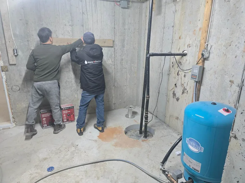 Whitchurch-Stouffville Installation Water Softener + Iron Filter + Water Purifier Set: Installation detail 2 from this completed project.